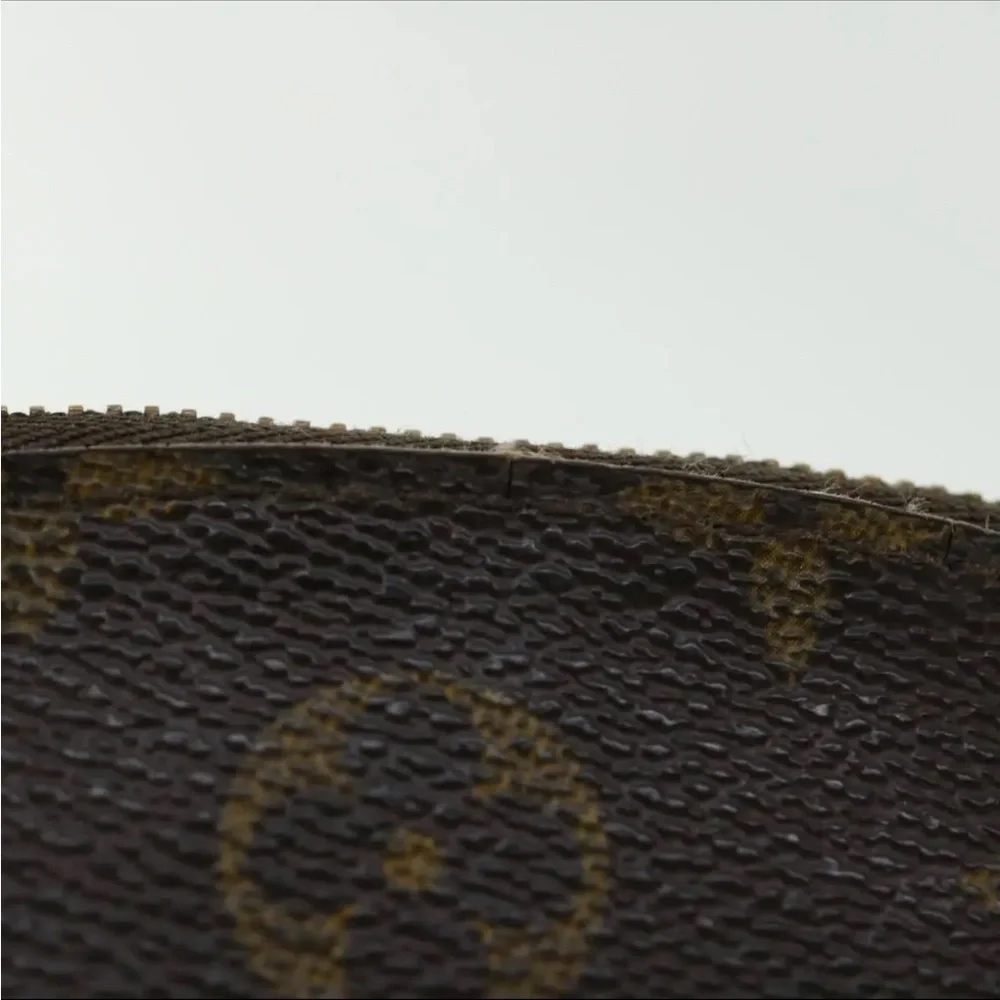 LOUIS VUITTON Monogram Pochette Cosmetic PM Cosmetic Pouch M47515 LV Auth 50453
